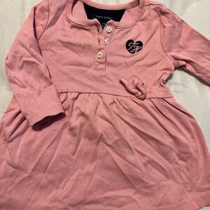 Pink Long Sleeve Baby Dress